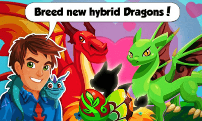 Screenshot of the application History of Dragons. Easter - #2