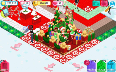 Screenshot of the application Boutique history. Christmas - #4