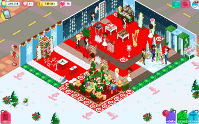 Screenshot of the application Boutique history. Christmas - #5