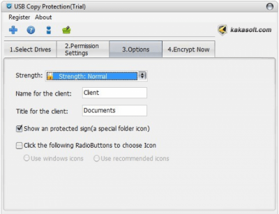 Screenshot of the application USB Copy Protection - #4