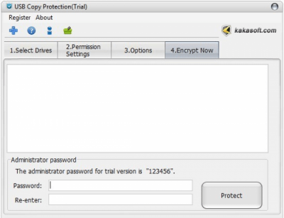 Screenshot of the application USB Copy Protection - #5