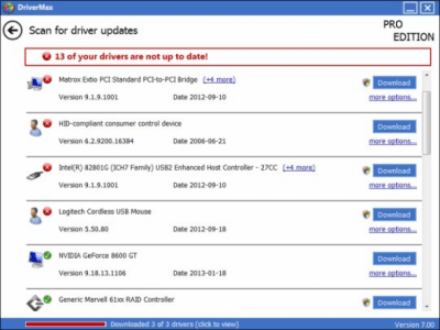 Screenshot of the application DriverMax - #2