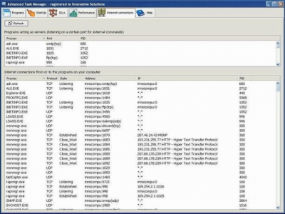 Screenshot of the application Advanced Task Manager - #4