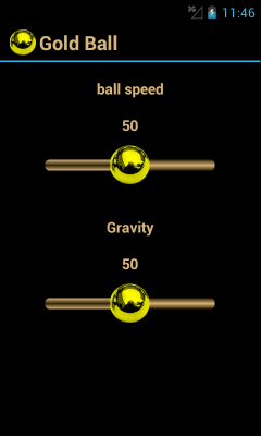 Screenshot of the application Golden Ball. Labyrinth - #4