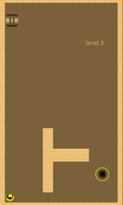 Screenshot of the application Golden Ball. Labyrinth - #10