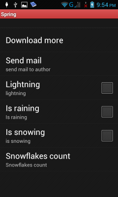Screenshot of the application Spring - #2