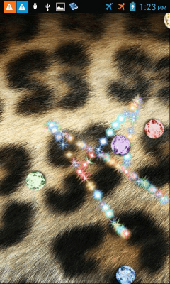 Screenshot of the application Glitter leopard skin - #7