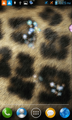 Screenshot of the application Glitter leopard skin - #8
