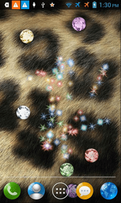 Screenshot of the application Glitter leopard skin - #9