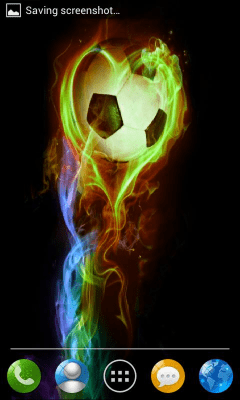 Screenshot of the application Fire soccer ball - #10