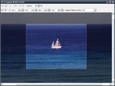 Screenshot of the application Jcropper - #2