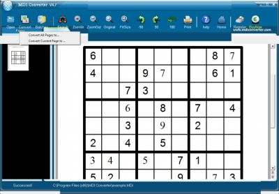 Screenshot of the application MDI Converter - #2