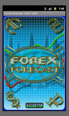 Screenshot of the application Forecast of exchange rates - #2