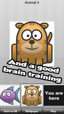 Screenshot of the application Animal fun - a puzzle for kids - #9