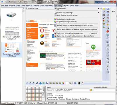 Screenshot of the application Screenshot Captor Portable - #3