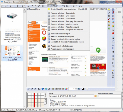 Screenshot of the application Screenshot Captor Portable - #5