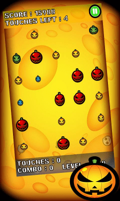 Screenshot of the application Bubble Blast Halloween - #5