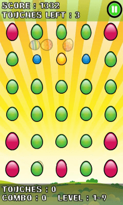 Screenshot of the application Bubble Blast Easter - #7