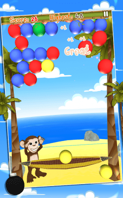 Screenshot of the application Bubble Shoot - #6