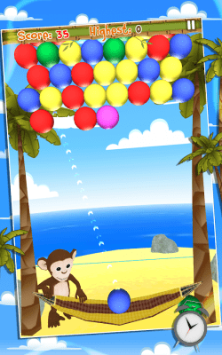 Screenshot of the application Bubble Shoot - #9