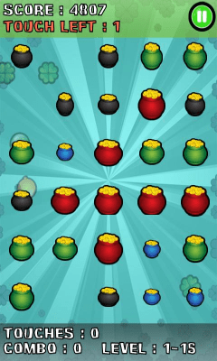 Screenshot of the application Bubble Blast St Patrick's Day - #2