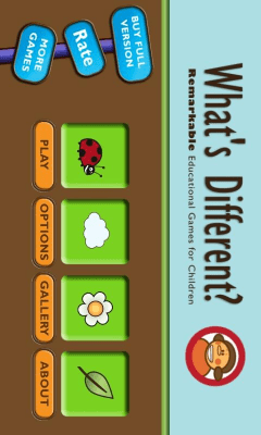 Screenshot of the application What's Different - #2