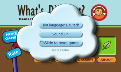 Screenshot of the application What's Different - #5