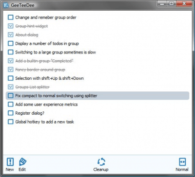 Screenshot of the application GeeTeeDee Portable - #3
