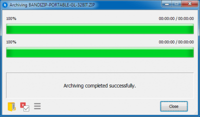 Screenshot of the application Bandizip - #2