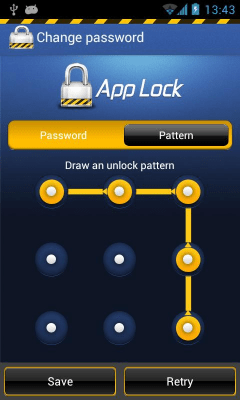 Screenshot of the application AppLock - #3