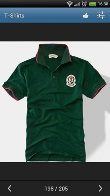 Screenshot of the application Clothing - #3