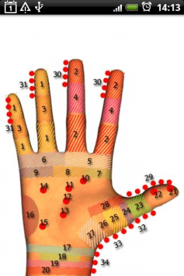 Screenshot of the application Massage Body Spots Free - #2