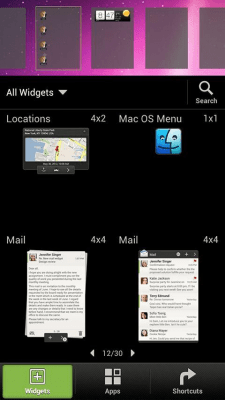 Screenshot of the application Mac OS Menu - #3