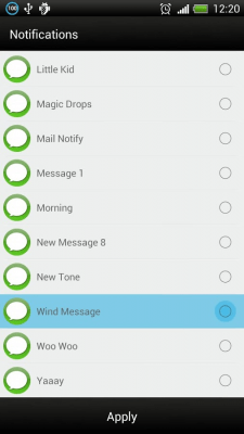 Screenshot of the application Ring Ringtones - #2