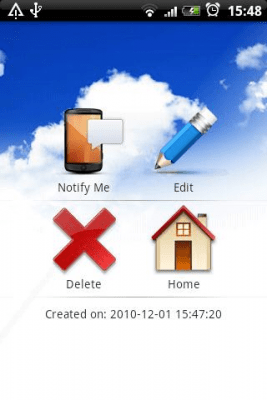 Screenshot of the application Organizer - #2