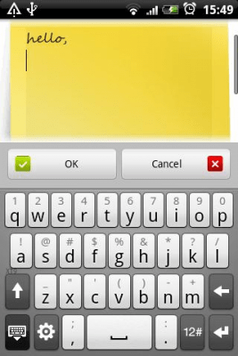 Screenshot of the application Organizer - #3
