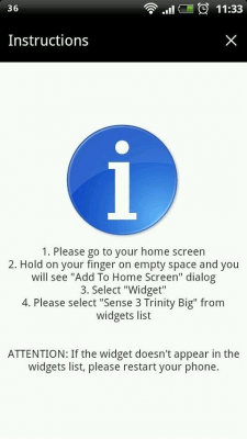 Screenshot of the application Sense 3 Sounds - #2