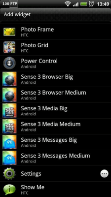 Screenshot of the application Sense 3 Messages - #2