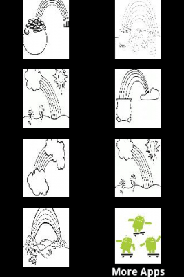 Screenshot of the application Rainbow Color Book - #2