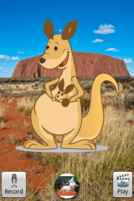 Screenshot of the application Talking Karl Kangaroo - #2