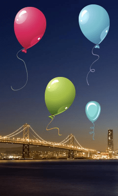 Screenshot of the application Blow Balloons - #2