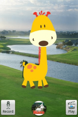 Screenshot of the application Talking Giraffe Dancer - #2