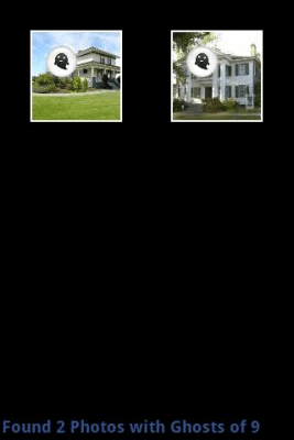 Screenshot of the application Ghost Finder - #3