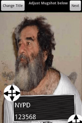 Screenshot of the application Mugshot Maker - #2