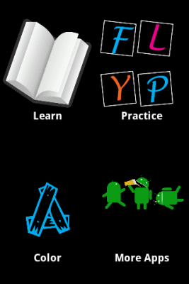 Screenshot of the application Learn ABC - #2