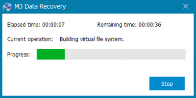 Screenshot of the application M3 Data Recovery Free - #3