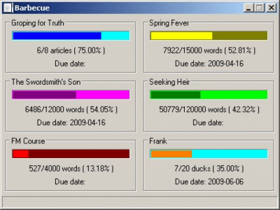 Screenshot of the application Barbecue - #2