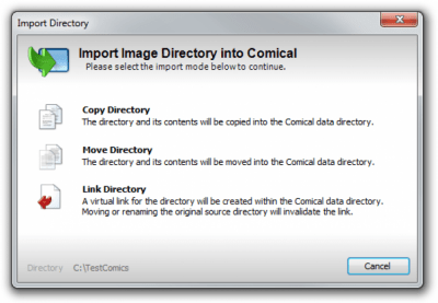 Screenshot of the application Comica - #3