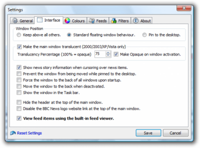 Screenshot of the application Desktop BBC News - #2