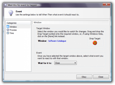 Screenshot of the application When Then - #2